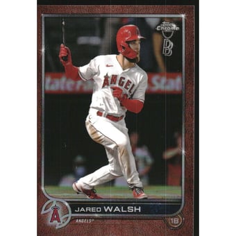 2022 Topps Chrome Ben Baller Orange Refractors #24 Jared Walsh