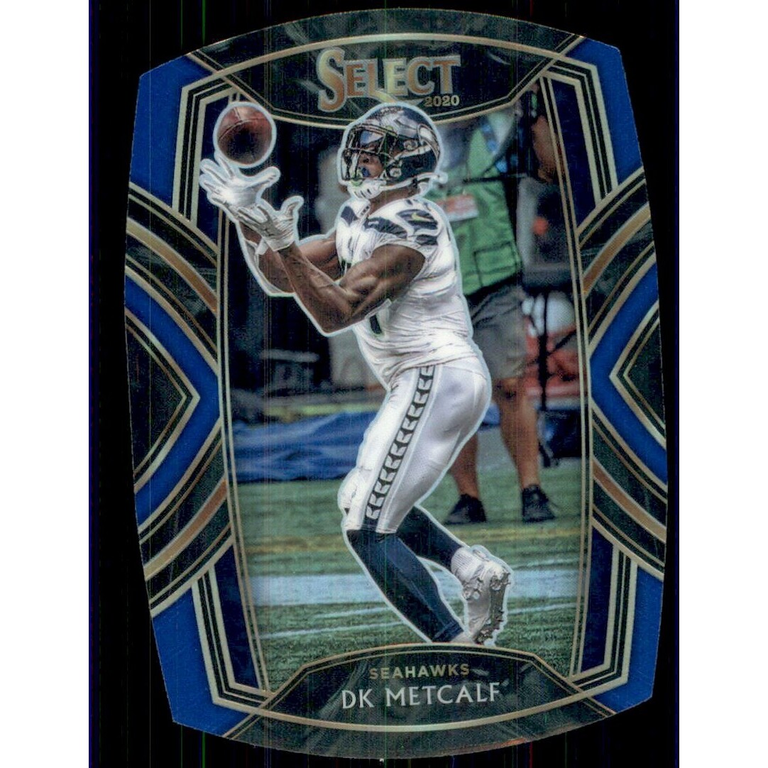 2020 Select Prizm Blue Die Cut #216 D.K. Metcalf