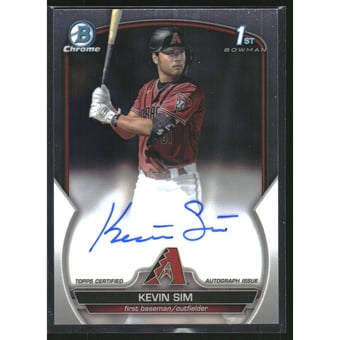 2023 Bowman Chrome Draft Autographs #CDAKS Kevin Sim