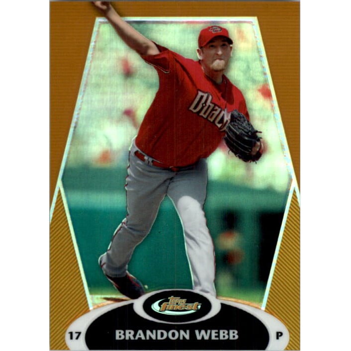 2008 Finest Refractors Gold #15 Brandon Webb