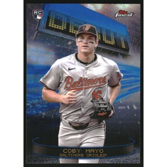 2025 Finest Debut Blue Refractors #D4 Coby Mayo