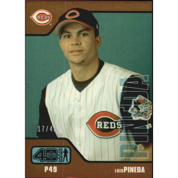 2002 Upper Deck 40-Man Electric Rainbow #976 Luis Pineda