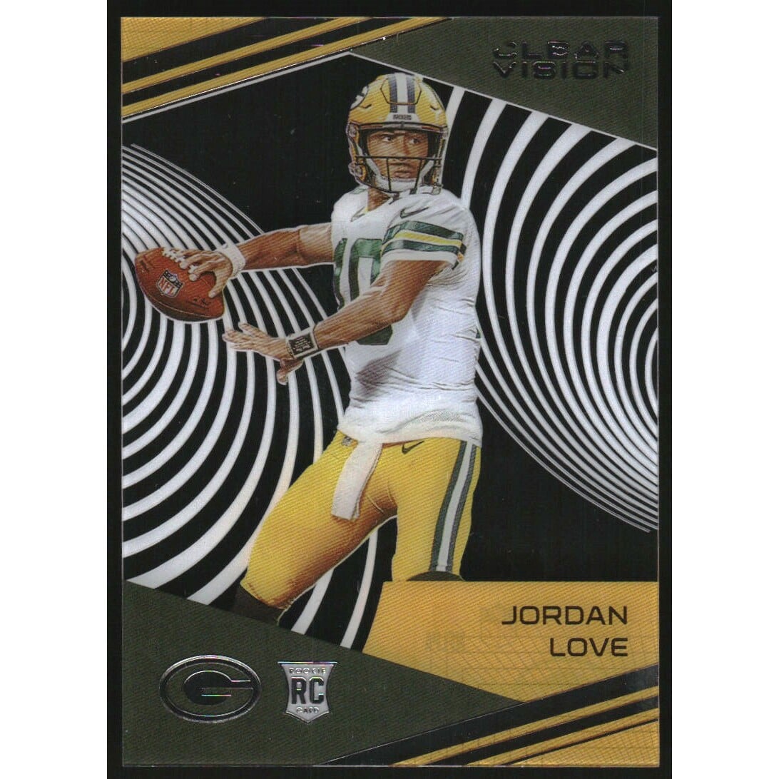 2020 Panini Clear Vision Rookies #4 Jordan Love. rookie card picture