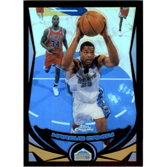 2004-05 Topps Chrome Refractors Black #63 Marcus Camby. rookie card picture