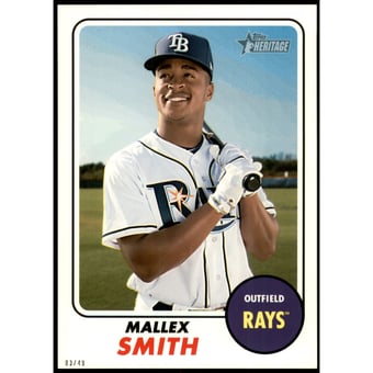 2017 Topps Heritage 5x7 #516 Mallex Smith