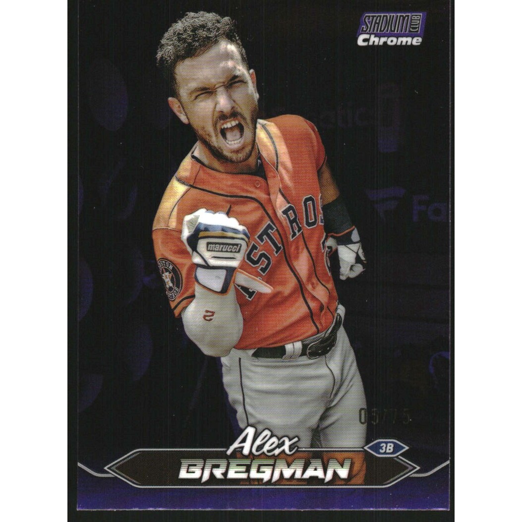 2024 Stadium Club Chrome Purple Refractors #113 Alex Bregman