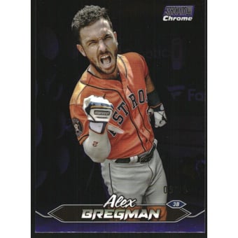 2024 Stadium Club Chrome Purple Refractors #113 Alex Bregman