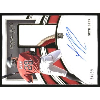 2022 Immaculate Collection #128 Seth Beer AU MEM/99 RC