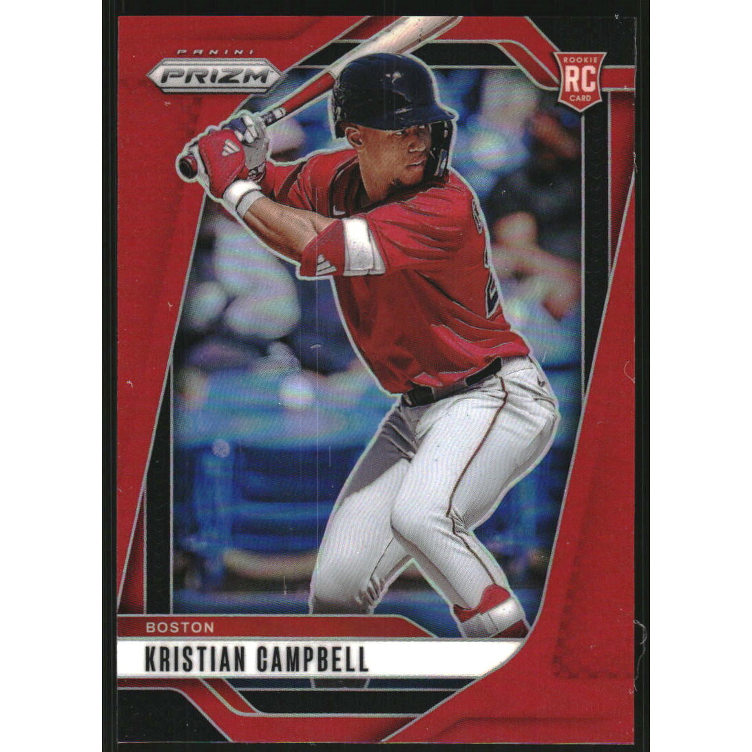2025 Panini Prizm Prizms Red #1 Kristian Campbell
