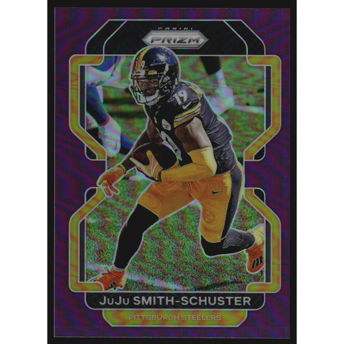 2021 Panini Prizm Prizms Purple #249 JuJu Smith-Schuster 2021 Panini Prizm Prizms Purple #249 JuJu Smith-Schuster