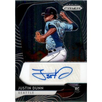 2020 Panini Prizm Rookie Autographs #37 Justin Dunn