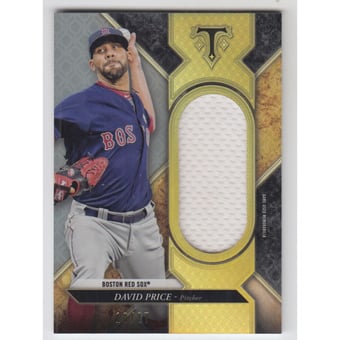 2017 Topps Triple Threads Unity Jumbo Relics Silver #SJRDPI David Price