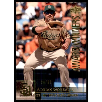 2009 Upper Deck Gold #960 Adrian Gonzalez AW