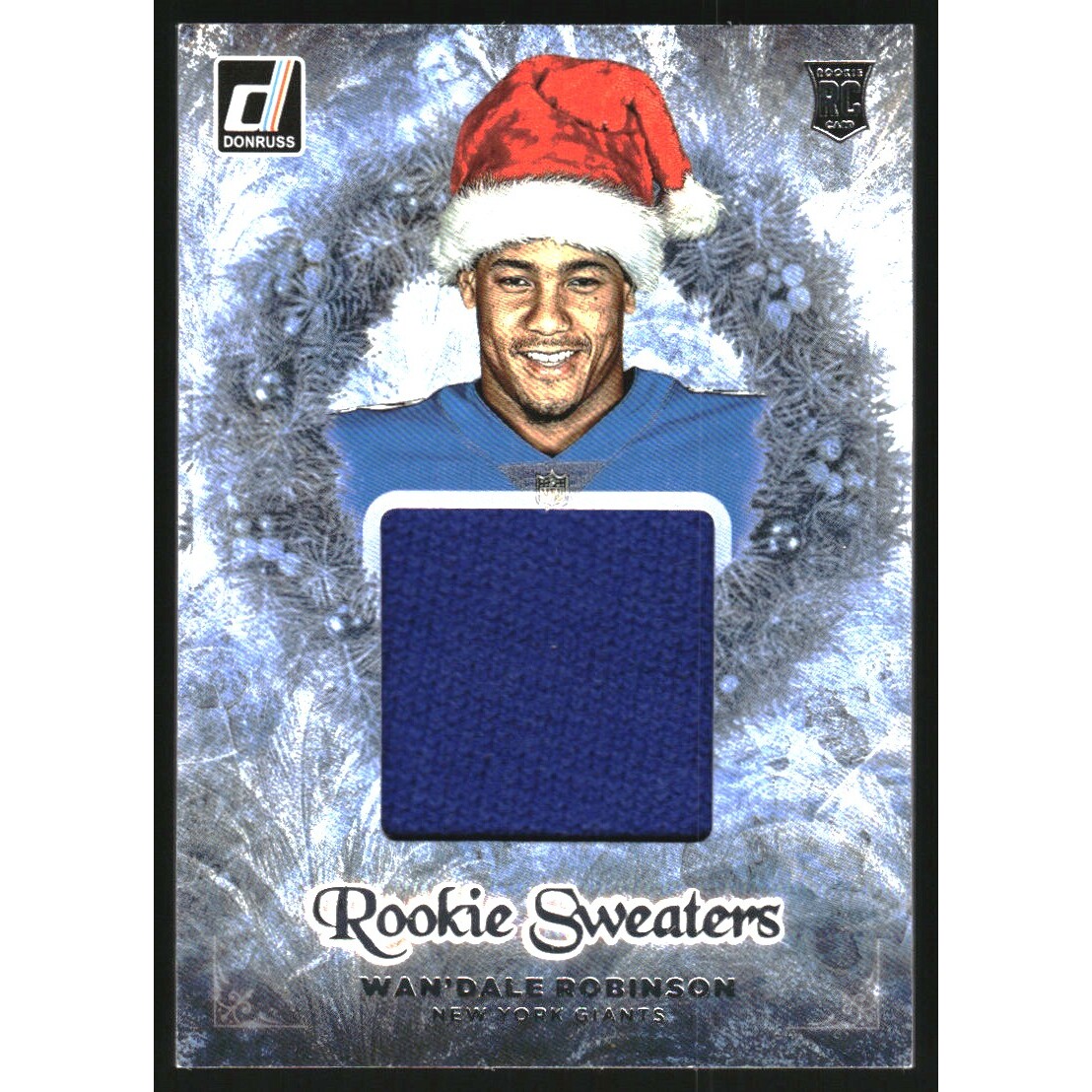 2022 Donruss Rookie Holiday Sweaters #20 Wan'Dale Robinson. rookie card picture