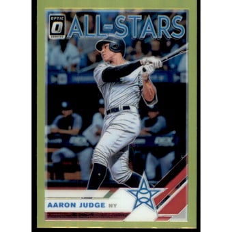 2019 Donruss Optic Lime Green #98 Aaron Judge AS