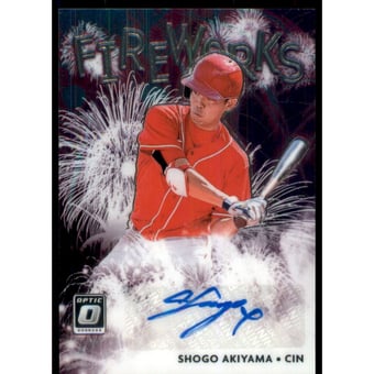 2020 Donruss Optic Fireworks Signatures #16 Shogo Akiyama