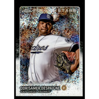 2015 Topps Update Chrome Black Refractors #US392 Odrisamer Despaigne