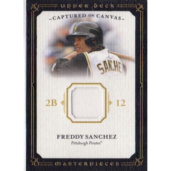 2008 UD Masterpieces Captured on Canvas #CCFS Freddy Sanchez