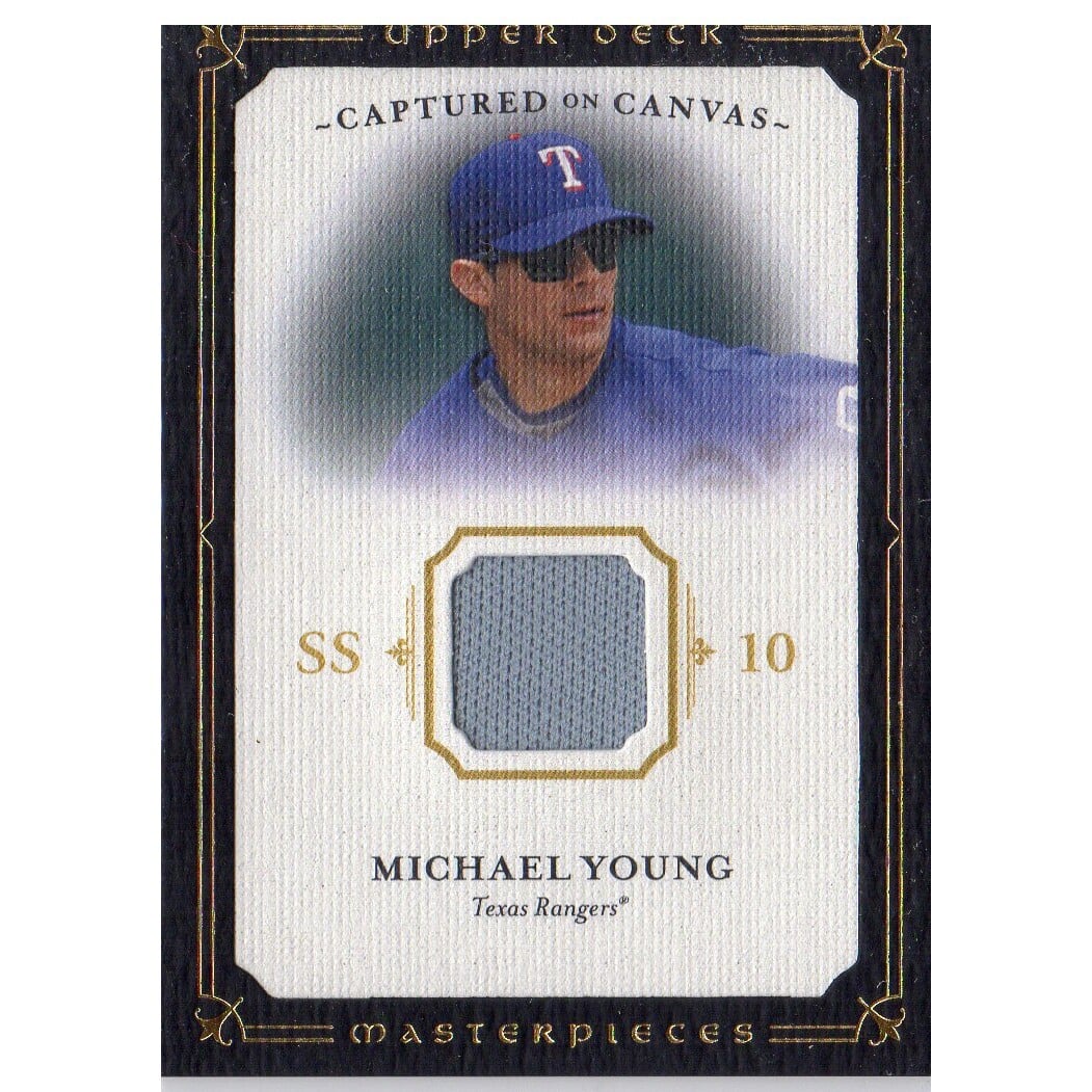 2008 UD Masterpieces Captured on Canvas #CCMY Michael Young
