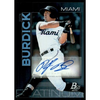 2020 Bowman Platinum Top Prospect Autographs #TOP7 Peyton Burdick