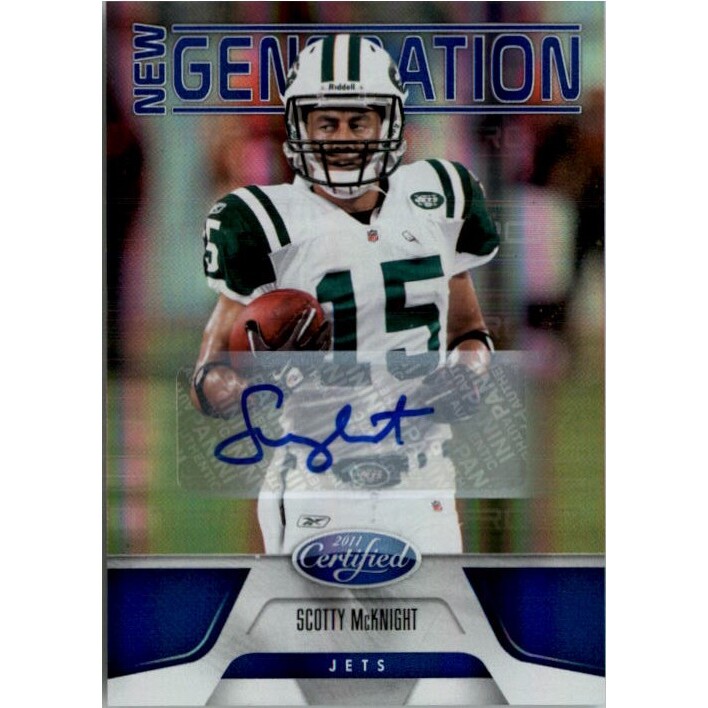 2011 Certified Mirror Blue Signatures #237 Scotty McKnight/100