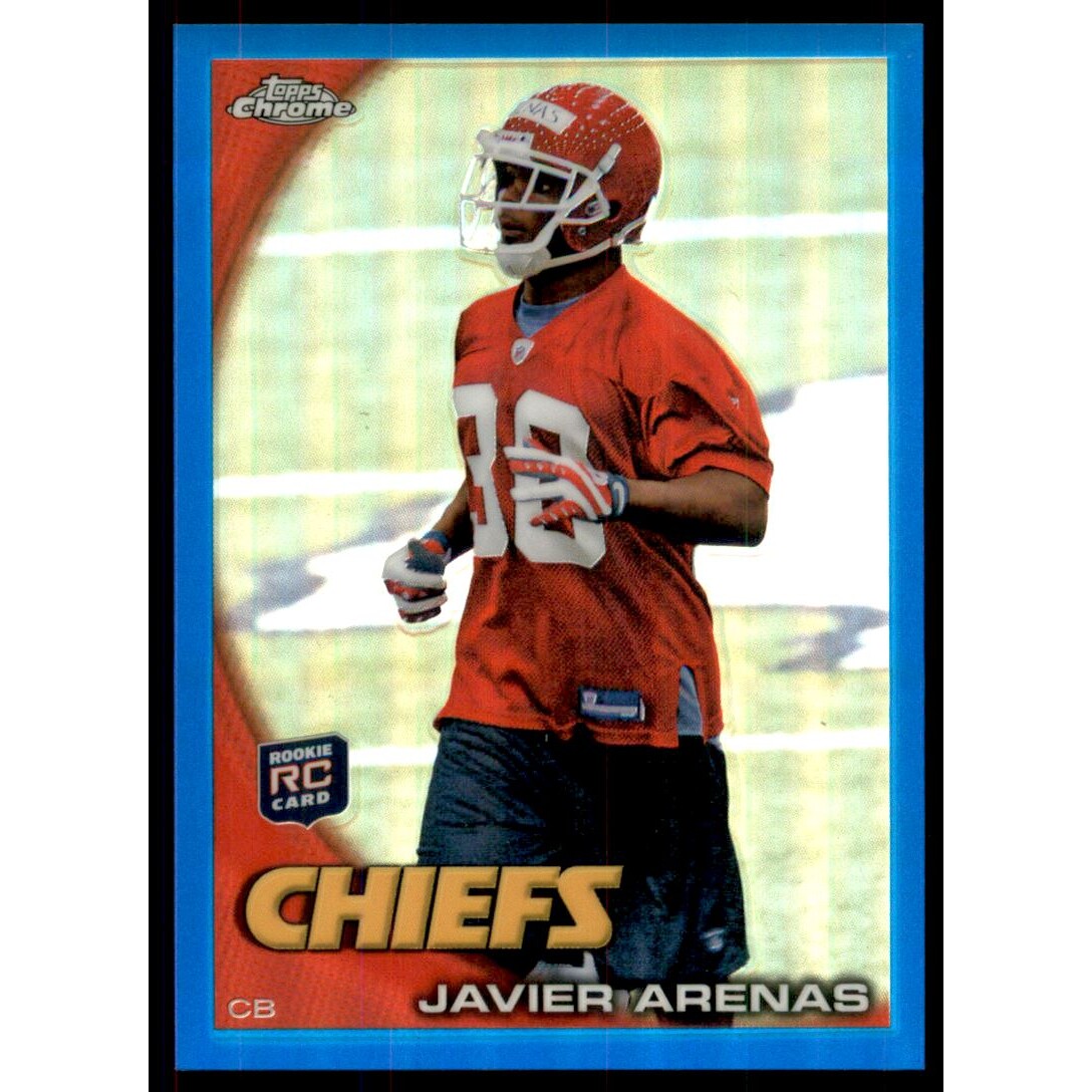2010 Topps Chrome Blue Refractors #C198 Javier Arenas