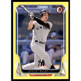 2014 Bowman Yellow #210 Jacoby Ellsbury