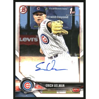 2018 Bowman Prospect Autographs #PAEU Erich Uelman