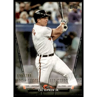 2018 Topps Update Salute Black #S8 Cal Ripken Jr.