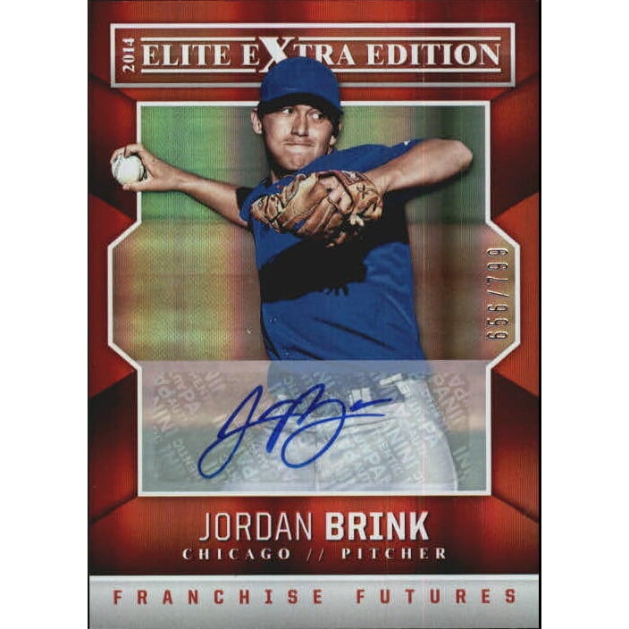 2014 Elite Extra Edition Franchise Futures Signatures #17 Jordan Brink/799