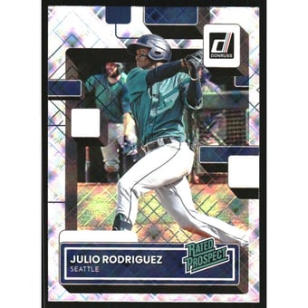 2022 Donruss Rated Prospects Diamond #1 Julio Rodriguez