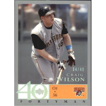 2003 Upper Deck 40-Man Rainbow #708 Craig Wilson