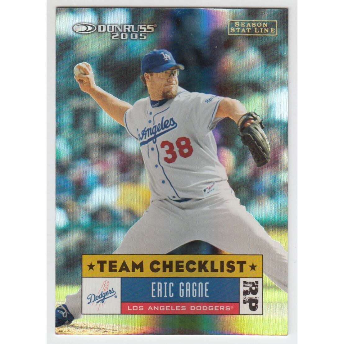 2005 Donruss Stat Line Season #385 Eric Gagne TC/93. rookie card picture