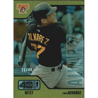 2002 Upper Deck 40-Man Electric Rainbow #941 Tony Alvarez