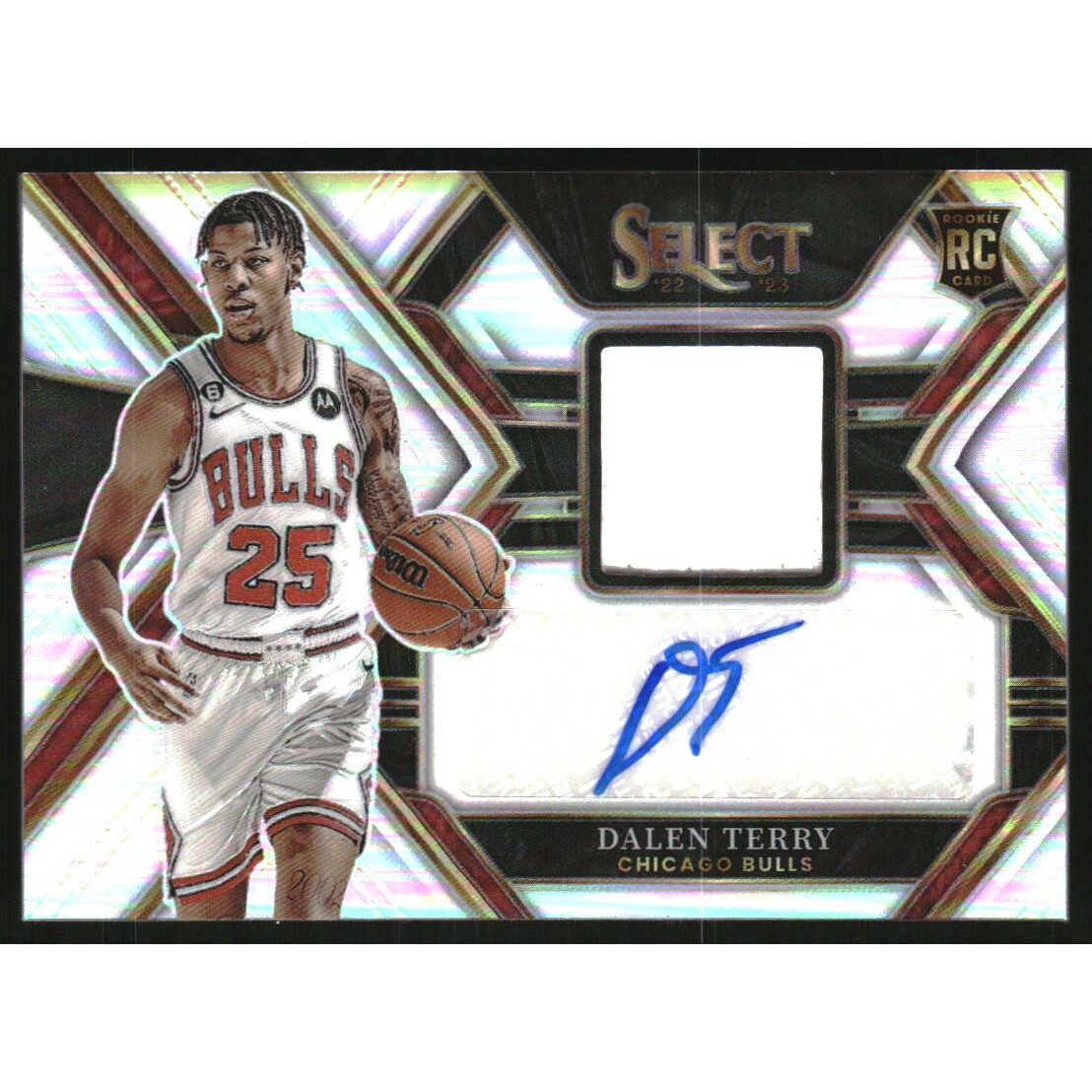 2022-23 Select Rookie Jersey Autographs #7 Dalen Terry/199
