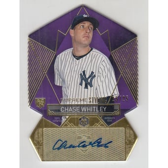 2014 Topps Supreme Supreme Styling Autographs Purple #SSCW Chase Whitley