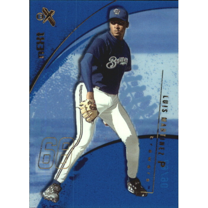 2002 E-X Essential Credentials Future #119 Luis Martinez NT/67