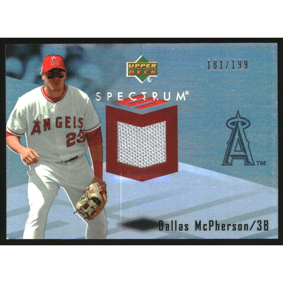 2007 Upper Deck Spectrum Swatches #DM Dallas McPherson