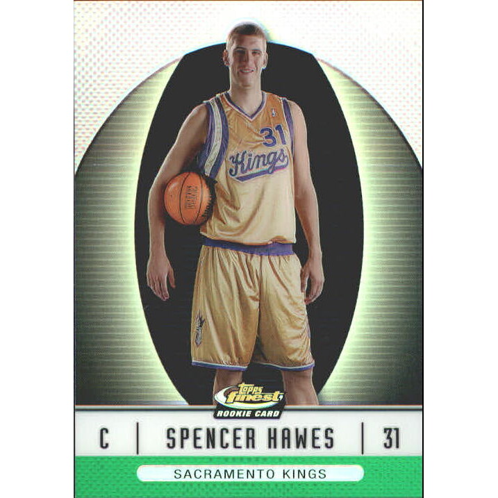 2006-07 Finest Refractors Green #110 Spencer Hawes