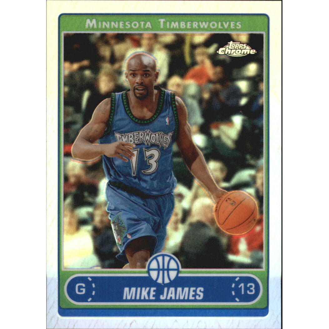 2006-07 Topps Chrome Refractors #120 Mike James