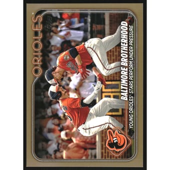 2024 Topps Gold #378 Gunnar Henderson/Adley Rutschman CL