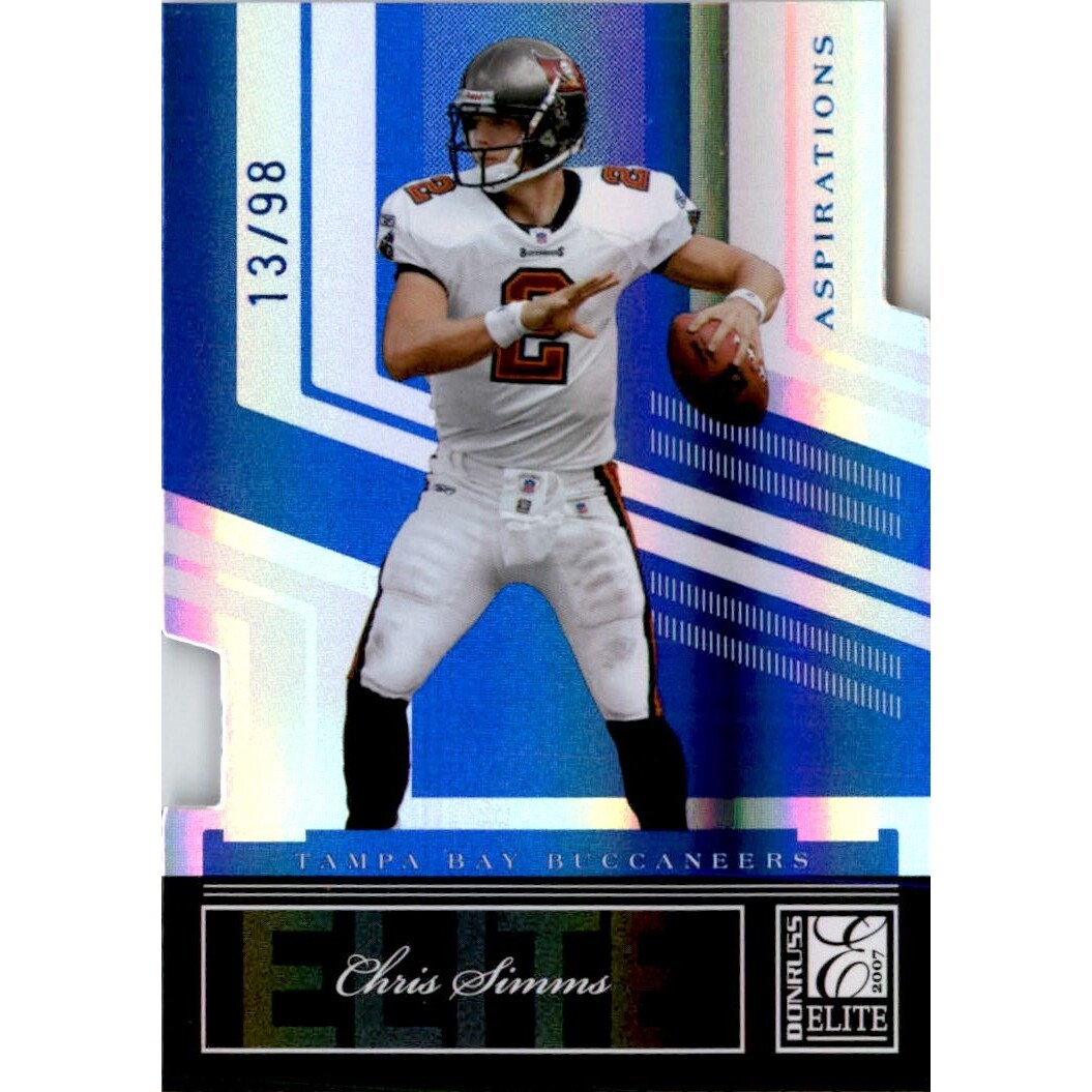 2007 Donruss Elite Aspirations #92 Chris Simms/98