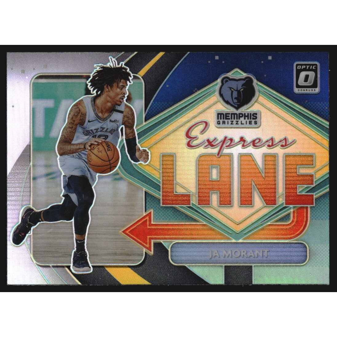 2020-21 Donruss Optic Express Lane Holo #1 Ja Morant