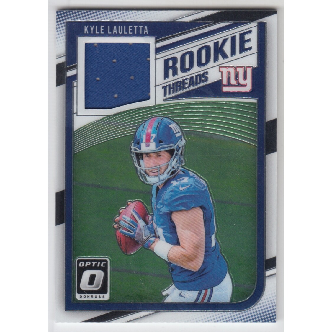 2018 Donruss Optic Rookie Threads #23 Kyle Lauletta. rookie card picture
