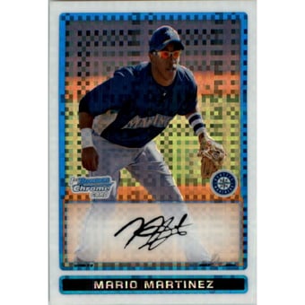 2009 Bowman Chrome Prospects X-Fractors #BCP170 Mario Martinez