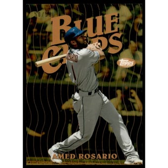 2019 Finest Blue Chips Gold Refractors #FBCAR Amed Rosario