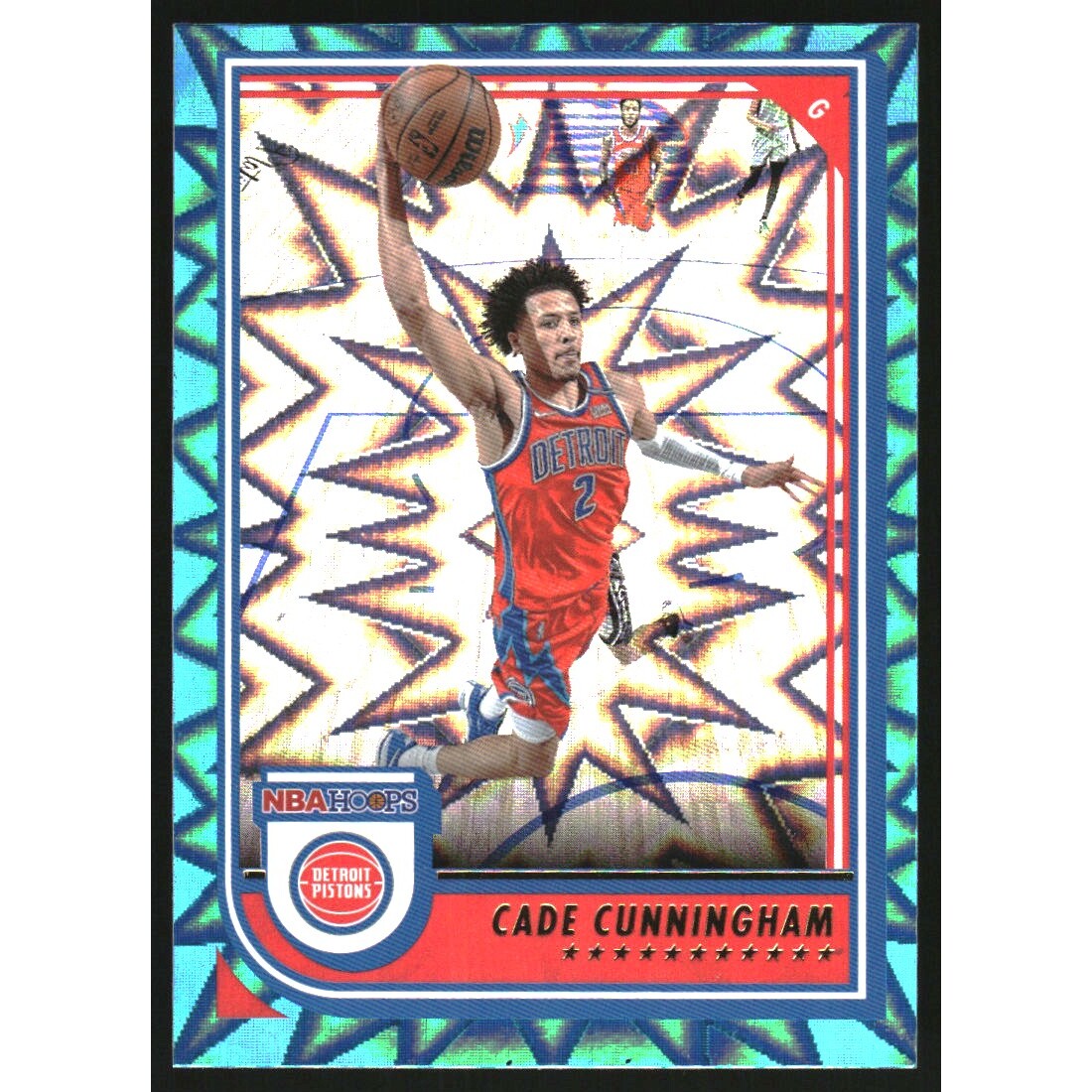 2022-23 Hoops Teal Explosion #59 Cade Cunningham