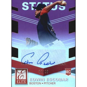 2015 Elite Signature Status Purple #22 Edwin Escobar/99