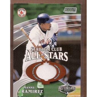 2002 Stadium Club All-Star Relics #SCASMR M.Ramirez Uni G5