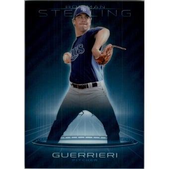 2013 Bowman Sterling Prospects Blue Refractors #5 Taylor Guerrieri